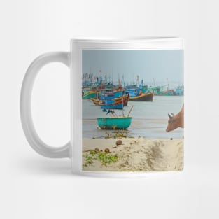 Cow on Mui Ne Beach Mug